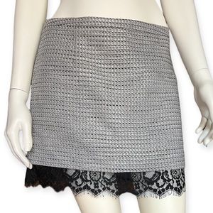 Topshop Tweed Mini Skirt